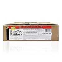 Mann Lake Bee-Pro Patties, Enhanced with Pro Health Digestive Aid, Boosts Brood Production, Protein Pollen Substitute, 10 Lbs