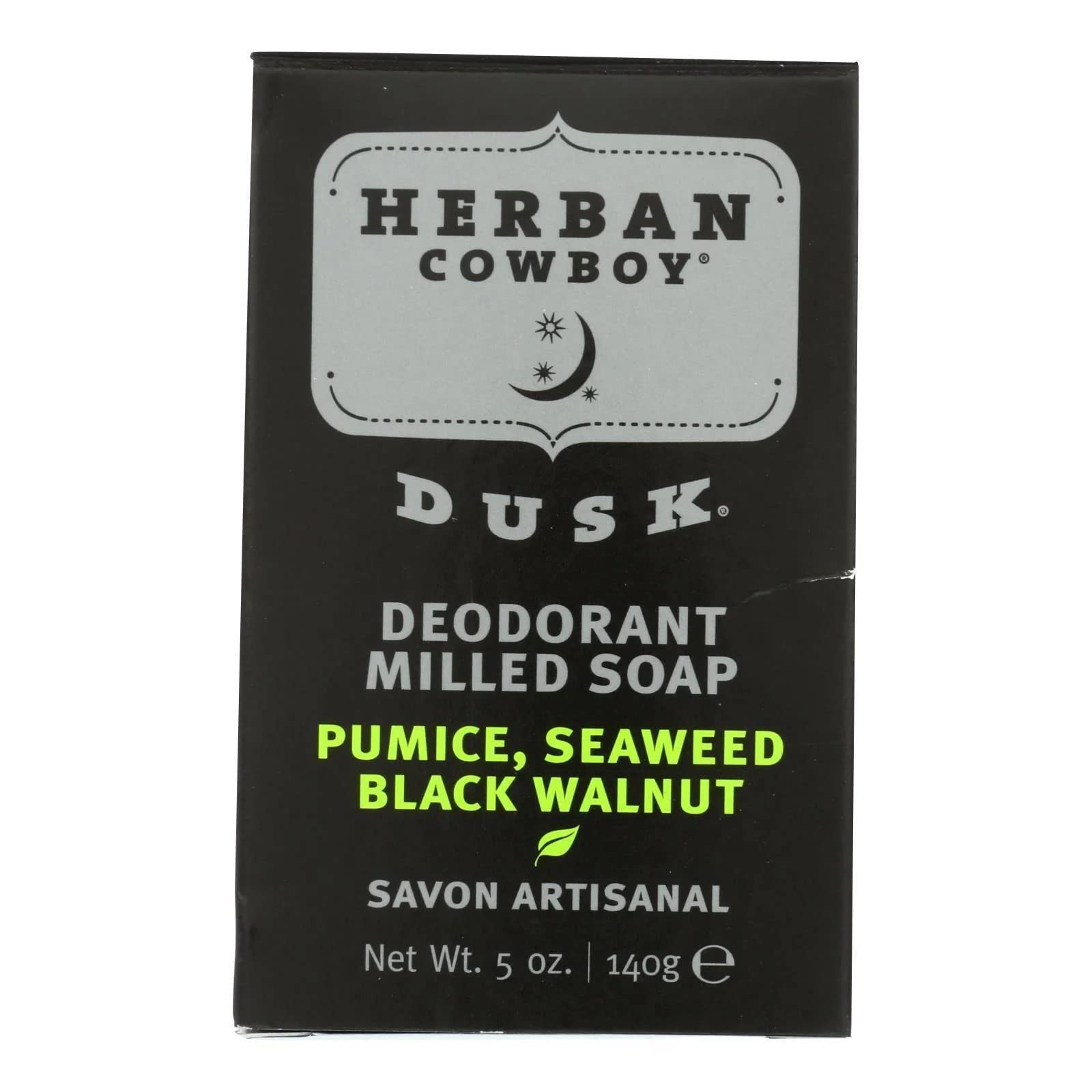 Herban Cowboy Milled Bar Soap Men's Soap, Dusk (1 Pack)
