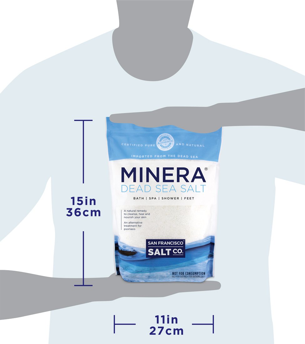 Minera Dead Sea Salt - 10 lb. Fine Grain Bulk Bag