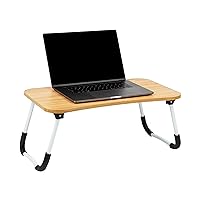 Lap Desk Laptop Stand, Bed Tray, Folding Legs, Couch Table, Portable, MDF, 23.25