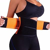 Sauna Trimmer Belt Waist Trainer Belt Tummy Control Waist Cincher for Women and Girls