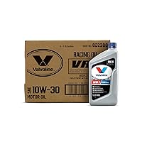 Valvoline VR1 Racing SAE 10W-30 Motor Oil 1 QT, Case of 6