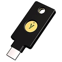 Yubico - Security Key C NFC - Black- Two-Factor authentication (2FA) Security Key, Connect via USB-C or NFC, FIDO U2F/FIDO2 Certified
