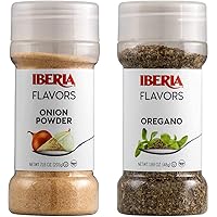 Iberia Onion Powder 7.5 Ounce and Iberia Oregano 1.69 Ounce