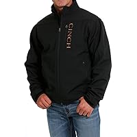 Cinch Men's Logo Bonded Jacket - Black with Back Embroidery