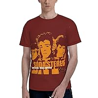 Soda Stereo Obras Cumbres T Shirt Men's Summer Tee Casual Short Sleeve 3D Print Tshirt