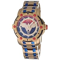 Invicta Womens DC Comics Wonder Woman Quartz Watch, Gold, 26839