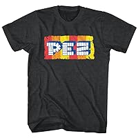 American Classics PEZ Brick Candy with Dispensers Pop Culture Logo Adult T-Shirt Tee
