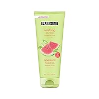 Soothing Watermelon & Aloe Gel Facial Mask, Hydrates, Nourishes, & Soothes Irritated Skin, Cooling, Calming Gel Face Mask, For Sensitive & Break-Out Prone Skin, 6 fl.oz. Tube, 1 Count
