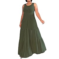 Women's Sexy Colorful Striped Bodycon Maxi Dress Backless Summer Evening Party Dresses(Green,XX-Large)