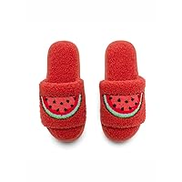 Living Royal Slide Slippers | Novelty Slippers, Cozy, Non-Slip Rubber Sole, Soft Slippers, 100% Polyester, Silly, Funny Designs, Comfortable, Fuzzy Slippers