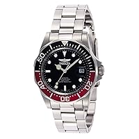Invicta Pro Diver Unisex Wrist Watch Stainless Steel Automatic Black Dial - 9403