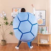 Giant Wearable Turtle Shell Pillow-Funny Wearable Turtle Plush-Creative Big Dress Up Cushion,Cuddly Turtle Gifts for Girls Boys