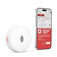 X-Sense Alarm Listener SAL100 with Voice Location, Cost-Free Real-Time Notifications, Alarm Smoke and CO Listener, Works with All Smoke Detectors and Carbon Monoxide Detectors, 1 Listener