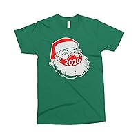 Threadrock Men's Santa Claus Wearing Mask 2020 T-Shirt