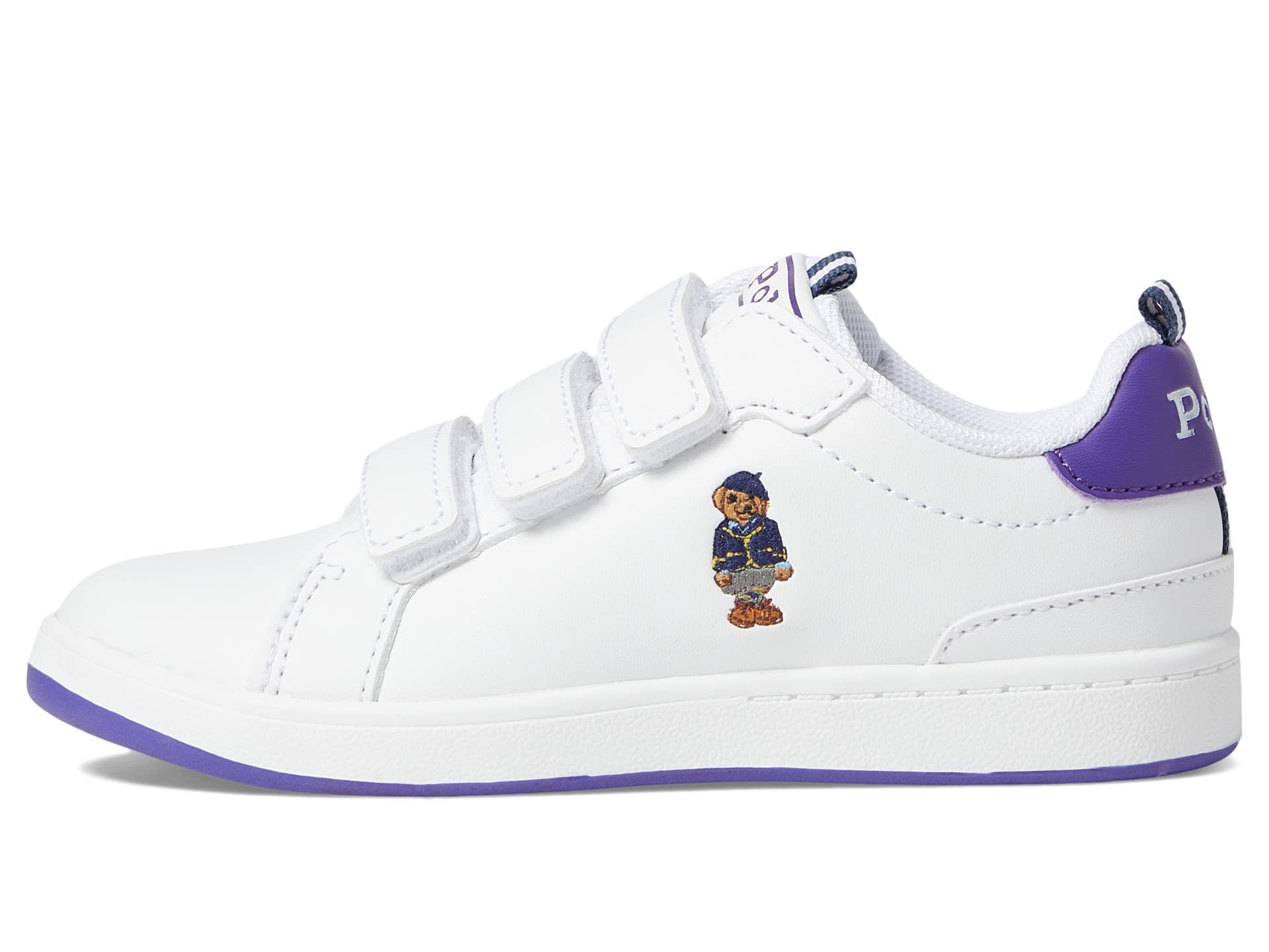 POLO RALPH LAUREN Unisex-Child Heritage Court Bear Ez (Toddler) Sneaker
