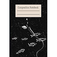 A Fishy Composition Notebook: Ocean Themed | Black Cover, Collage Ruled 110 pages, 6 x 9 inches. A Fishy Composition Notebook: Ocean Themed | Black Cover, Collage Ruled 110 pages, 6 x 9 inches. Paperback
