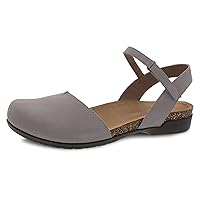 Dansko Rowan Sandal for Women - Memory Foam and Cork Footbed for Comfort and Arch Support - Lightweight Rubber Outsole for Long-Lasting Wear - Versatile Casual to Dressy Footwear