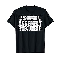 Amputee - Some Assembly Required Funny Prosthetic Amputation T-Shirt