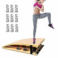 Gymnastics Vault Springboard, Sports Training Equipment with Steel Spring & Jump Pad for Gym Track Field Sports Club