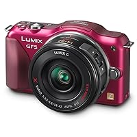 Panasonic Lumix DMC-GF5XR Live MOS Micro 4/3 Compact Sytem Camera with 3-Inch Touch Screen and 14-42 Power Zoom Lens (Red)