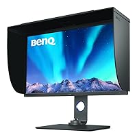 BenQ SW321C Photographer Monitor (AQcolor Technology, 32 inch, 4K UHD, AdobeRGB/P3 Wide Color, USB-C 60W, HDR, Hardware Calibration, Compatible for MacBook Pro M1/M2)