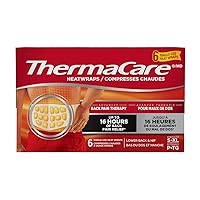 ThermaCare Heatwraps Advance Back Pain Therapy Stretch Fit S-XL, 6 count