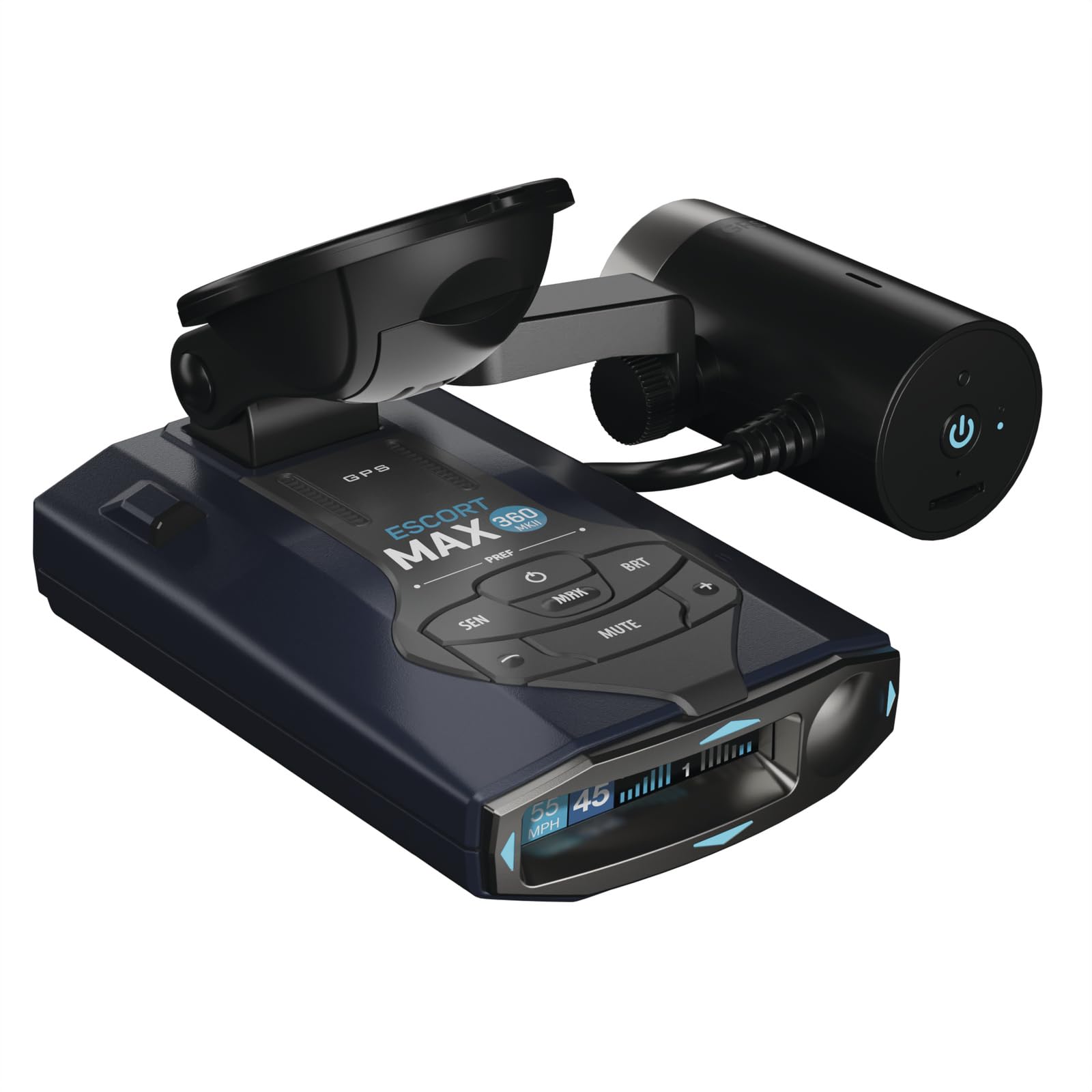Escort MAX 360 MKII Radar and Laser Detector & Escort M2 Smart Dash Cam Bundle - 1080P Full HD Video, Extreme Range, False-Alert Filtering, Built-in WiFi, GPS Based and Drive Smarter App, 0100058-1