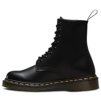 Dr. Martens, 1460 Original Smooth Leather 8-Eye Boot for Men and Women, Black Smooth, 14 US Women/13 US Men