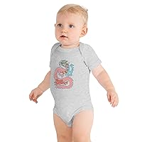 Abstract Dragon - Baby short sleeve one piece