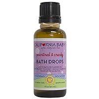 California Baby Overtired and Cranky Bath Drops - Pure Essential Oils of Chamomile and Sweet Orange Help Anyone Switch Gears from Cranky to Sweet, 1oz