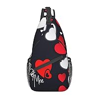 Happy Valentine'S Day Cross Chest Bag Diagonally Travel Backpack, Light Travel, Hiking Single Shoulder Bag