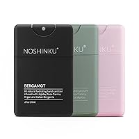 Noshinku Hand Sanitizer Refillable Natural Hand Sanitizer | Pocket Sprayer Discovery (3-Pack)