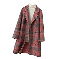 Autumn And Winter Ladies Coat Double-Sided Cashmere Coat Women's Long Wool Jacket