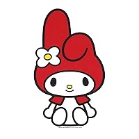 Sanrio My Melody General Sticker DW-006 Wall Stickers, 7.4 x 4.5 inches (18.7 x 11.5 cm), Pack of 1, Red