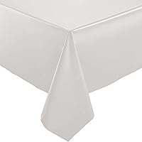 Blue Sky Silver Plastic Table Cover 54