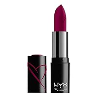 NYX PROFESSIONAL MAKEUP Shout Loud Satin Lipstick, Infused With Shea Butter - Dirty Talk (Bright Berry)
