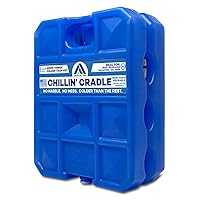 Artic Ice Chillin’ Cradle Series, Long Lasting Reusable Ice Pack, X-Large, Blue, 5 LB