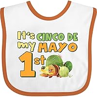 inktastic It's My 1st Cinco De Mayo Cute Armadillo Baby Bib
