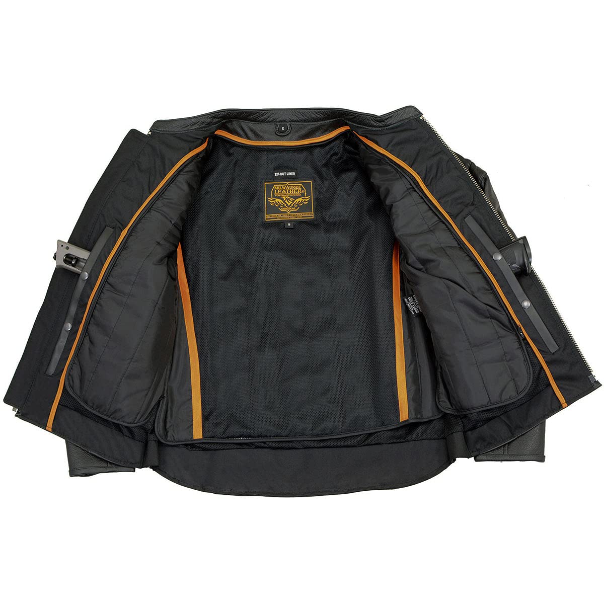 Leather King Men's Sporty Scooter Crossover Leather Jacket