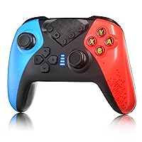 Switch Controller, SZDILONG Wireless Switch Controllers for Nintendo Switch/Lite/OLED Remote Controller Gamepad, with Turbo Vibration, Ergonomic Non Slip