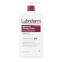 Advanced Therapy Fragrance Free Moisturizing Hand & Body Lotion + Pro-Ceramide with Vitamins E & Pro-Vitamin B5, Intense Hydration for Itchy, Extra Dry Skin, Non-Greasy, 32 fl. oz