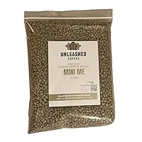Unleashed Coffee | Unroasted Peaberry Coffee Green | Direct Trade Green Coffee Beans for Roasting | Non GMO Arabica Coffee | Single Origin, Farm Fresh Gourmet Coffee | 2 LB Bag