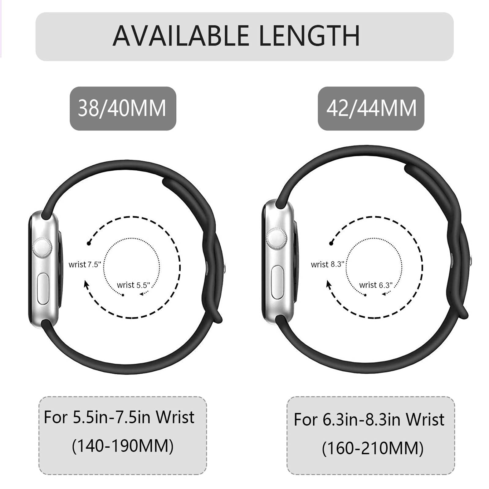 OTTARTAKS Band Compatible with Apple Watch Band 38mm 40mm 41mm 42mm 44mm 45mm Girls Women,Silicone Watch Bands for iWatch Series 6 5 4 SE 3 2