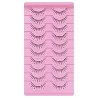10 Pairs False Eyelashes Natural Thick Lashes Perfect Choice For Makeup Artists And Beauty Professionals False Lashes