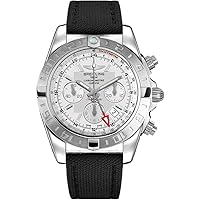 Breitling Chronomat 44 GMT Men's Watch on Black Canvas Strap AB042011/G745-101W