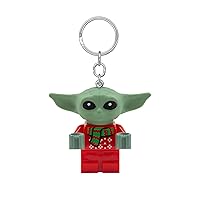 LEGO Star Wars The Mandalorian Keychain Light - Grogu Holiday Sweater (KE208H), Ages 6+, 1 Keychain Light