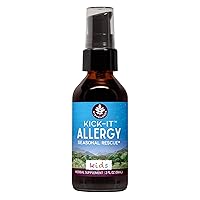WishGarden Herbs Kick-It Allergy for Kids - Plant-Based Non-Drowsy Herbal Allergy Supplement with Nettle Leaf, Echinacea & Yerba Santa, Supports Healthy Histamine Response to Seasonal Irritants, 2oz
