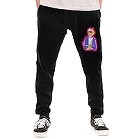Jack Stauber Long Sweatpants Boys Casual Fashion Sport Long Pants Drawstring Trousers with Pockets