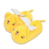 Anime Cardcaptor Sakura Fuzzy Slippers House Slippers Closed Toe Open Back Foam Slippers with Rubber Sole for Women Man One Size